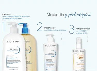 Mascarilla y piel atopica - Atoderm BIODERMA